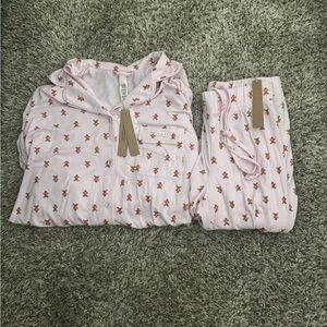 SKIMS Gingerbread PJ Set